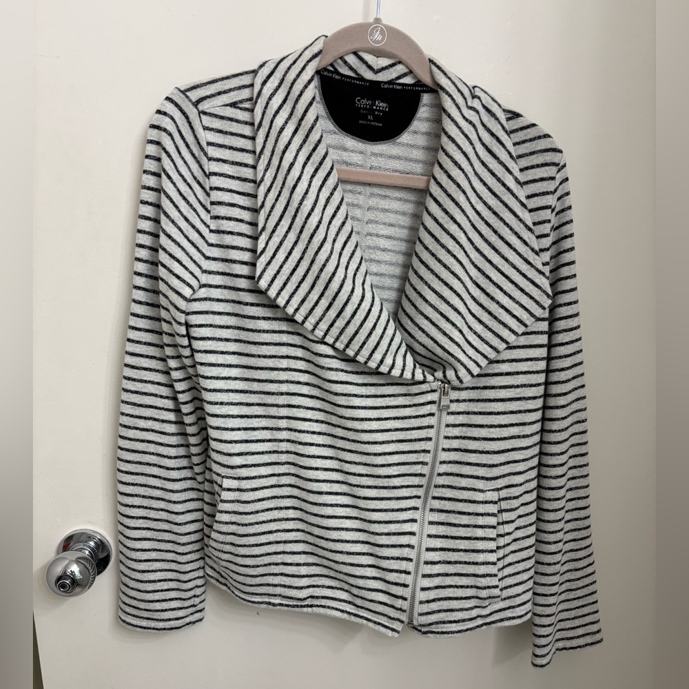 Calvin Klein Performance zip-up light sweatshirt or jacket